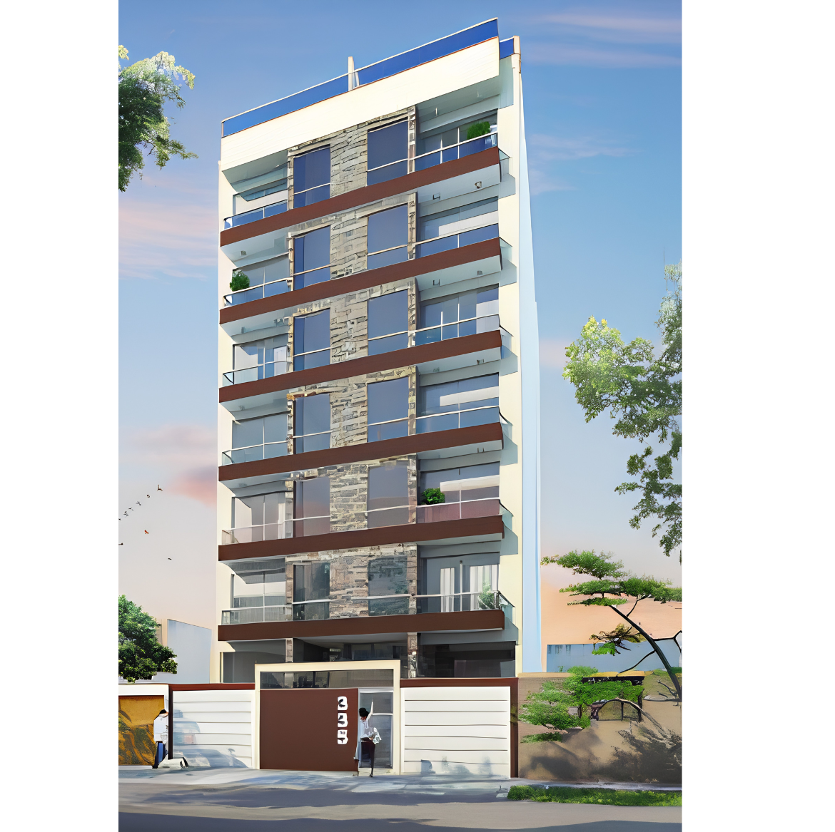 Obra eléctrica: RESIDENCIAL EMILIANO ZAPATA, SURQUILLO — Edificio multifamiliar